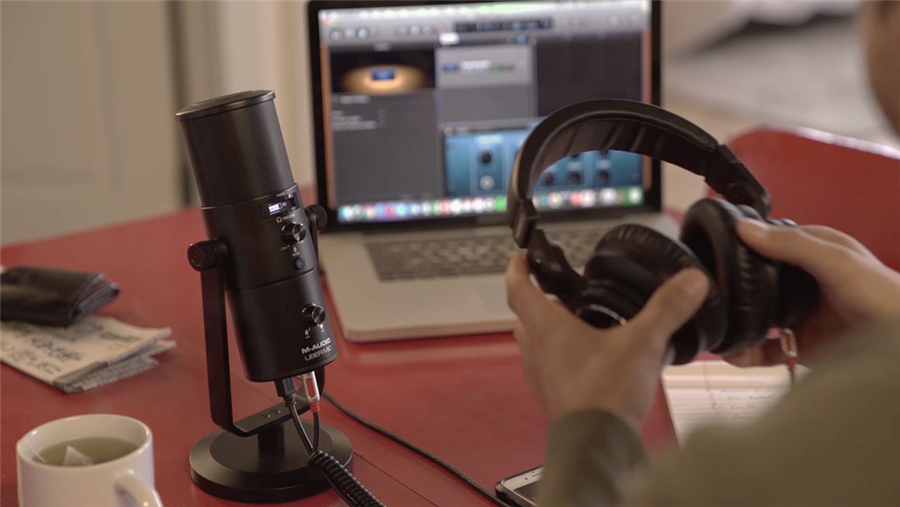 Galerijní obrázek č.8 Velkomembránové kondenzátorové mikrofony M-AUDIO Uber Mic