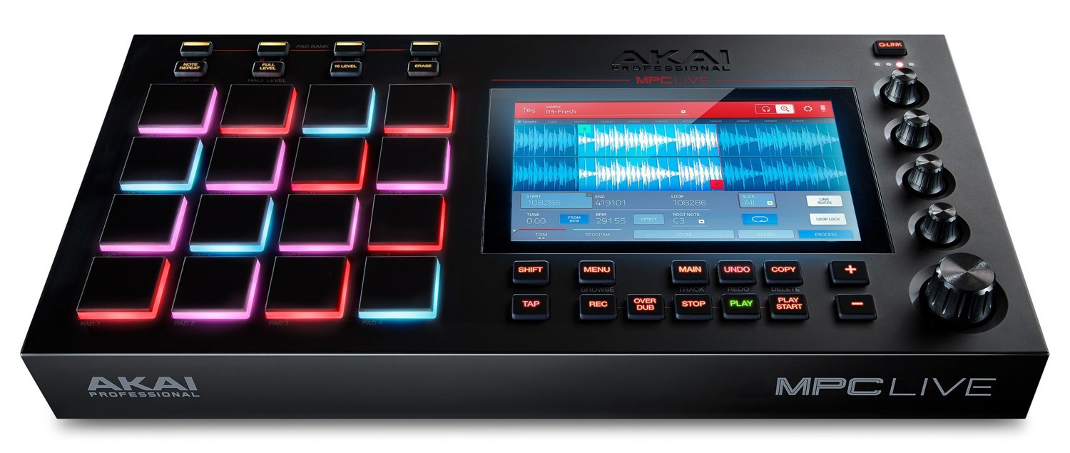 Hlavní obrázek MIDI kontrolery AKAI MPC Live