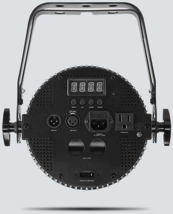 Galerijní obrázek č.1 LED RGBAWUV (RGB+Amber+White+UV) CHAUVET DJ SlimPAR Pro W USB B stock