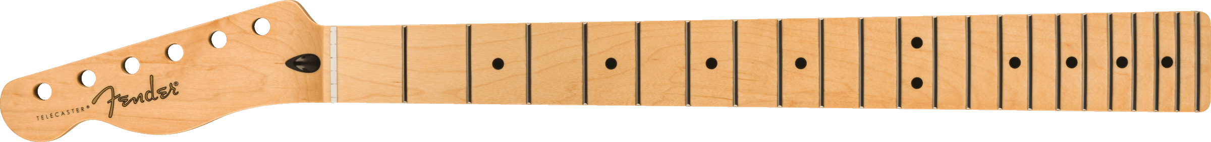 Hlavní obrázek Náhradní díly FENDER Player Series Telecaster LH Neck, 22 Medium Jumbo Frets, Maple, 9.5”, Modern ”C”