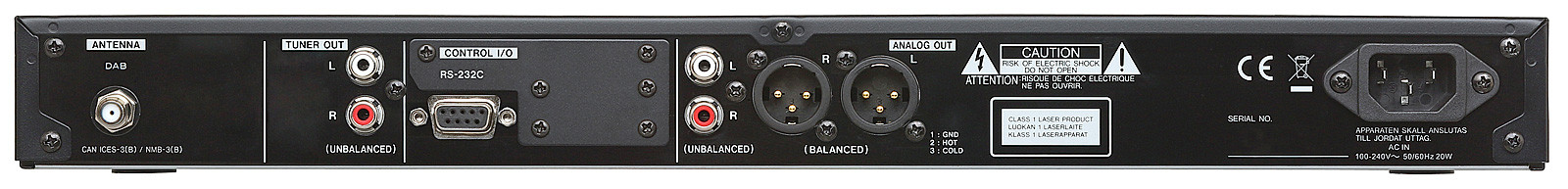 Galerijní obrázek č.1 Profesionální CD/DVD/USB/SD/MC přehrávače TASCAM CD-400UDAB