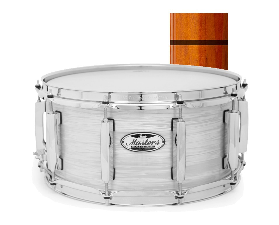 Hlavní obrázek 14" PEARL MCT1465S/C840 Masters Maple Complete - Almond Red Stripe