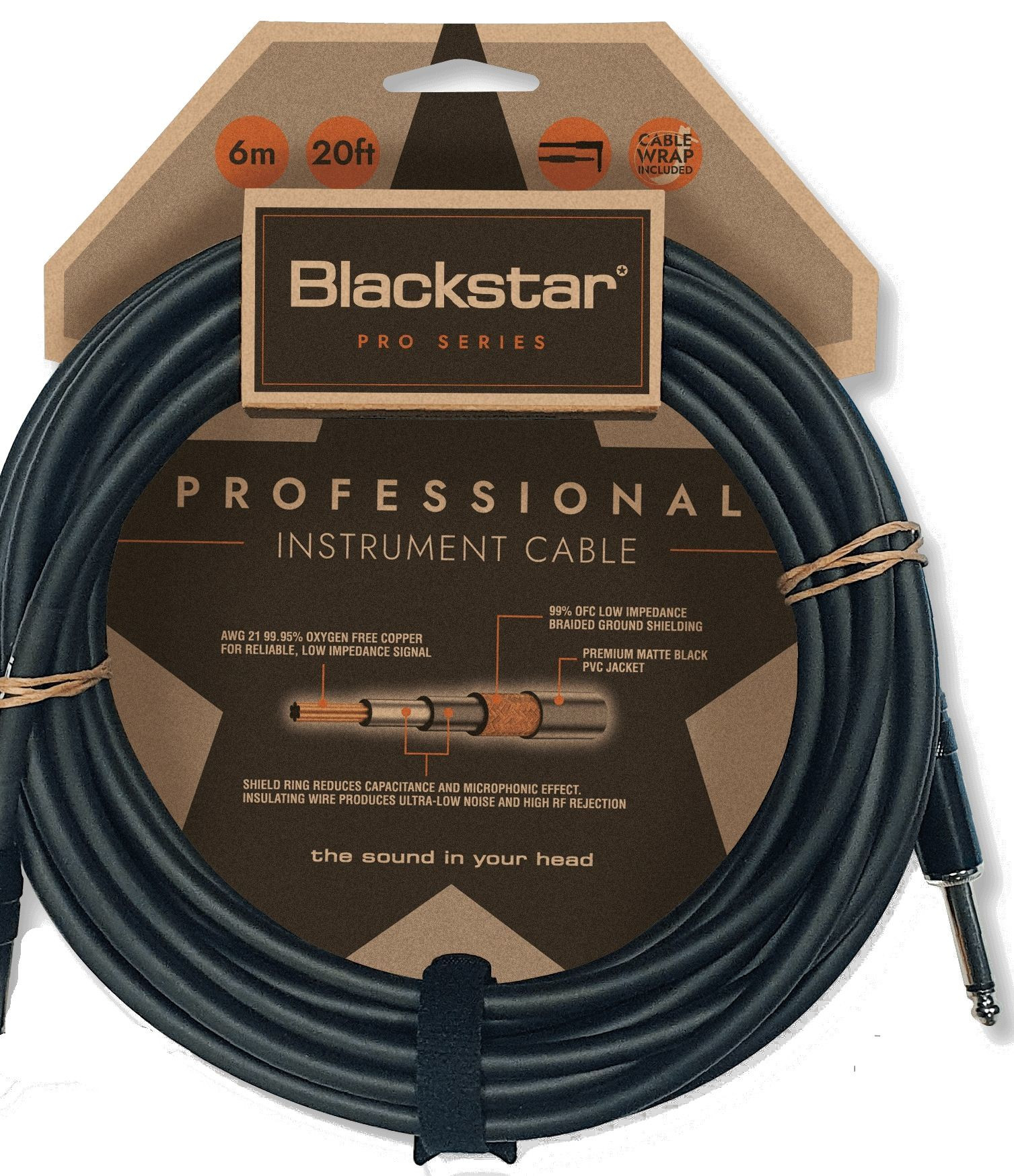 Hlavní obrázek 1-4m BLACKSTAR Professional Cable 3m STR/STR