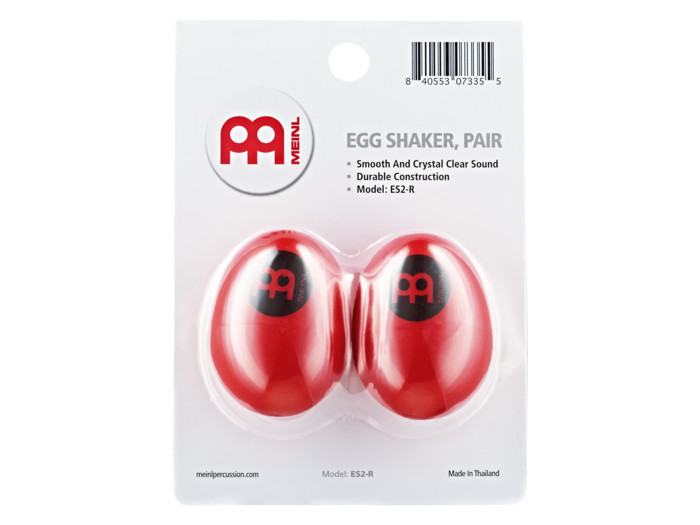 Hlavní obrázek Shakery MEINL ES2-R Plastic Egg Shakers Red