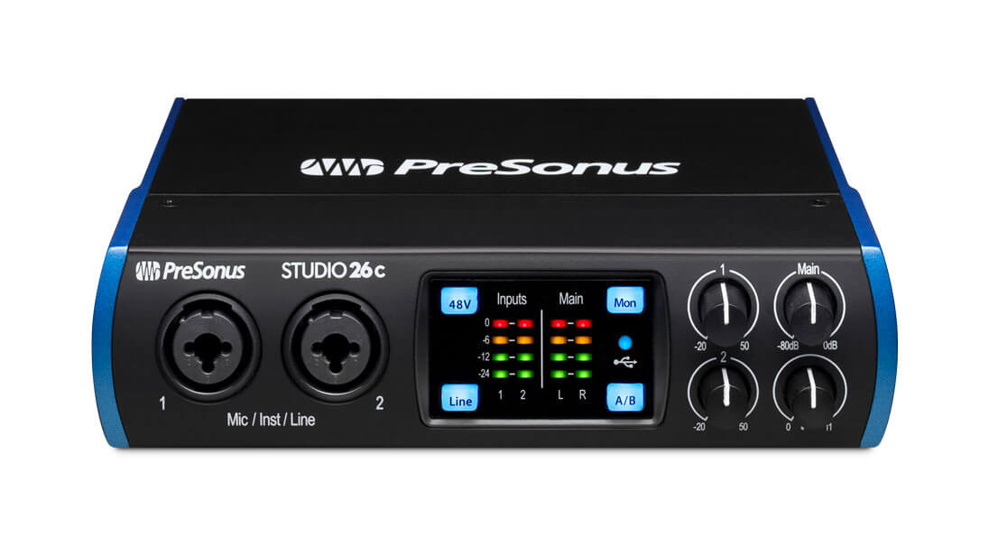Galerijní obrázek č.2 USB zvukové karty PRESONUS Studio 26c