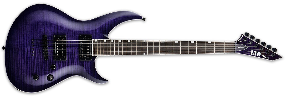 Hlavní obrázek Hard&heavy LTD-ESP H3-1000FM See Thru Purple Sunburst