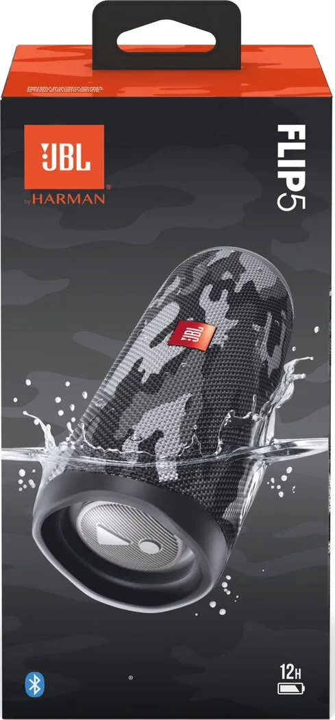Galerijní obrázek č.5 Přenosné (na ven, na cesty) JBL Flip 5 Black Camo