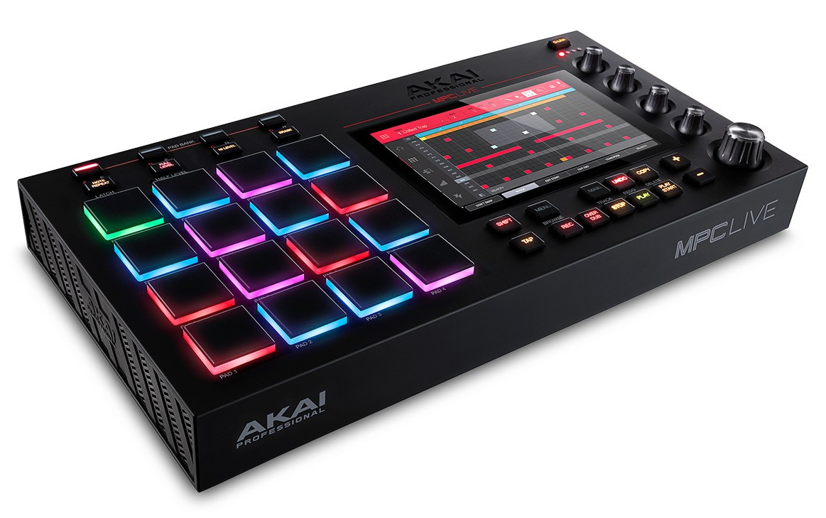 Galerijní obrázek č.1 MIDI kontrolery AKAI MPC Live
