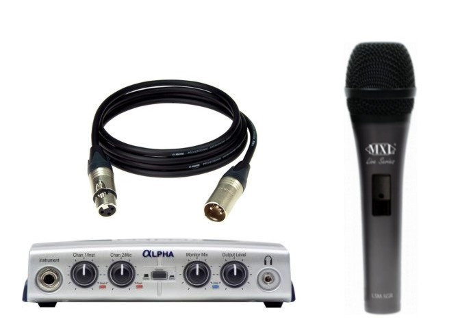 Hlavní obrázek  Vánoční set  - Lexicon Alpha + MXL LSM 5 GR + Klotz M1FM1N0500