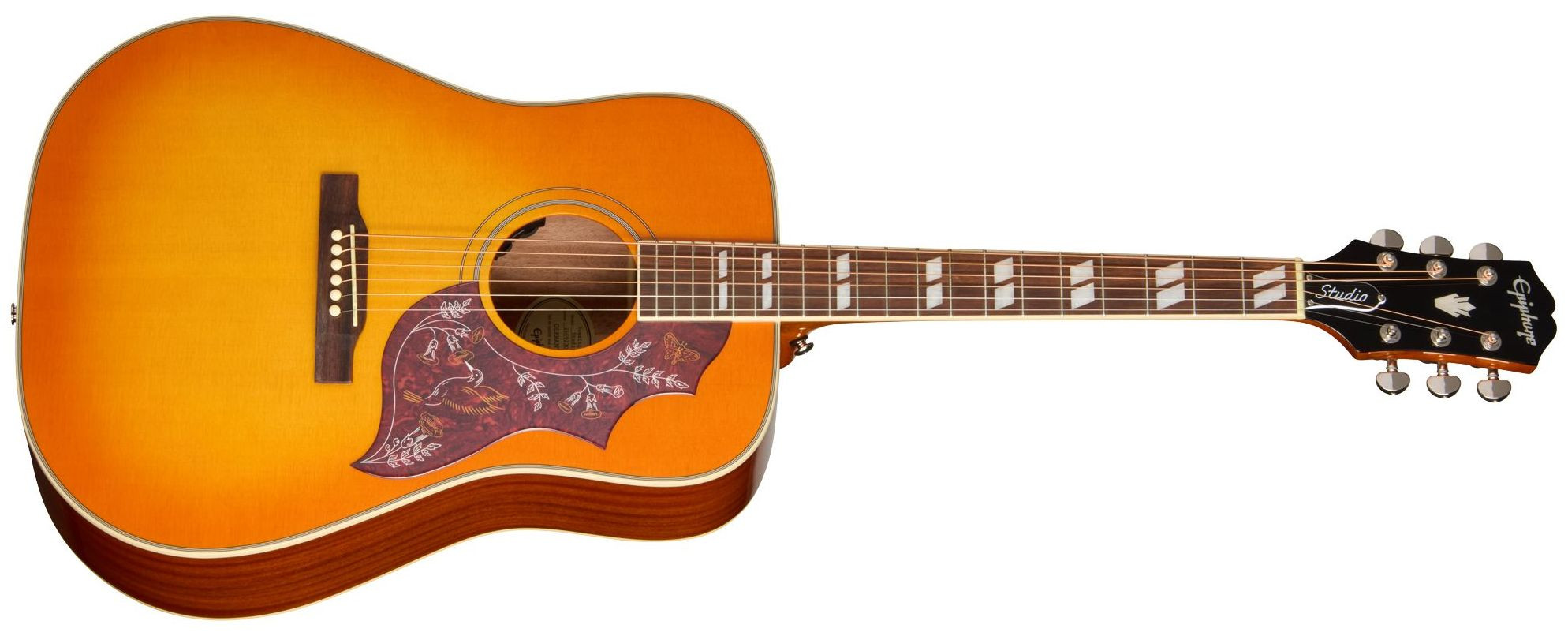 Hlavní obrázek Dreadnought EPIPHONE Hummingbird Studio - Heritage Cherry Sunburst