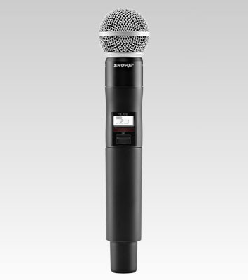 Galerijní obrázek č.3 S ručním mikrofonem SHURE QLXD24/SM58 K51  606 - 670 MHz