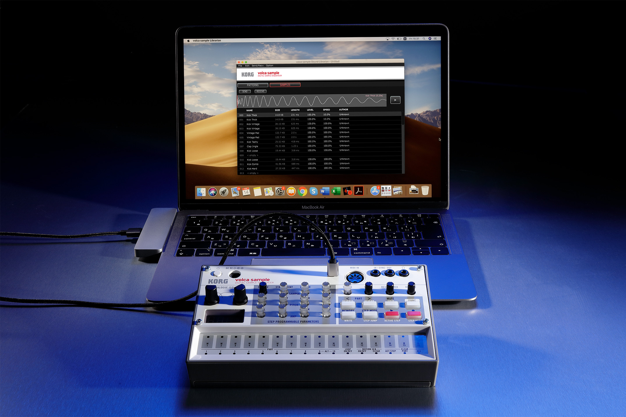 Galerijní obrázek č.6 Samplery, sekvencery, moduly KORG Volca Sample 2