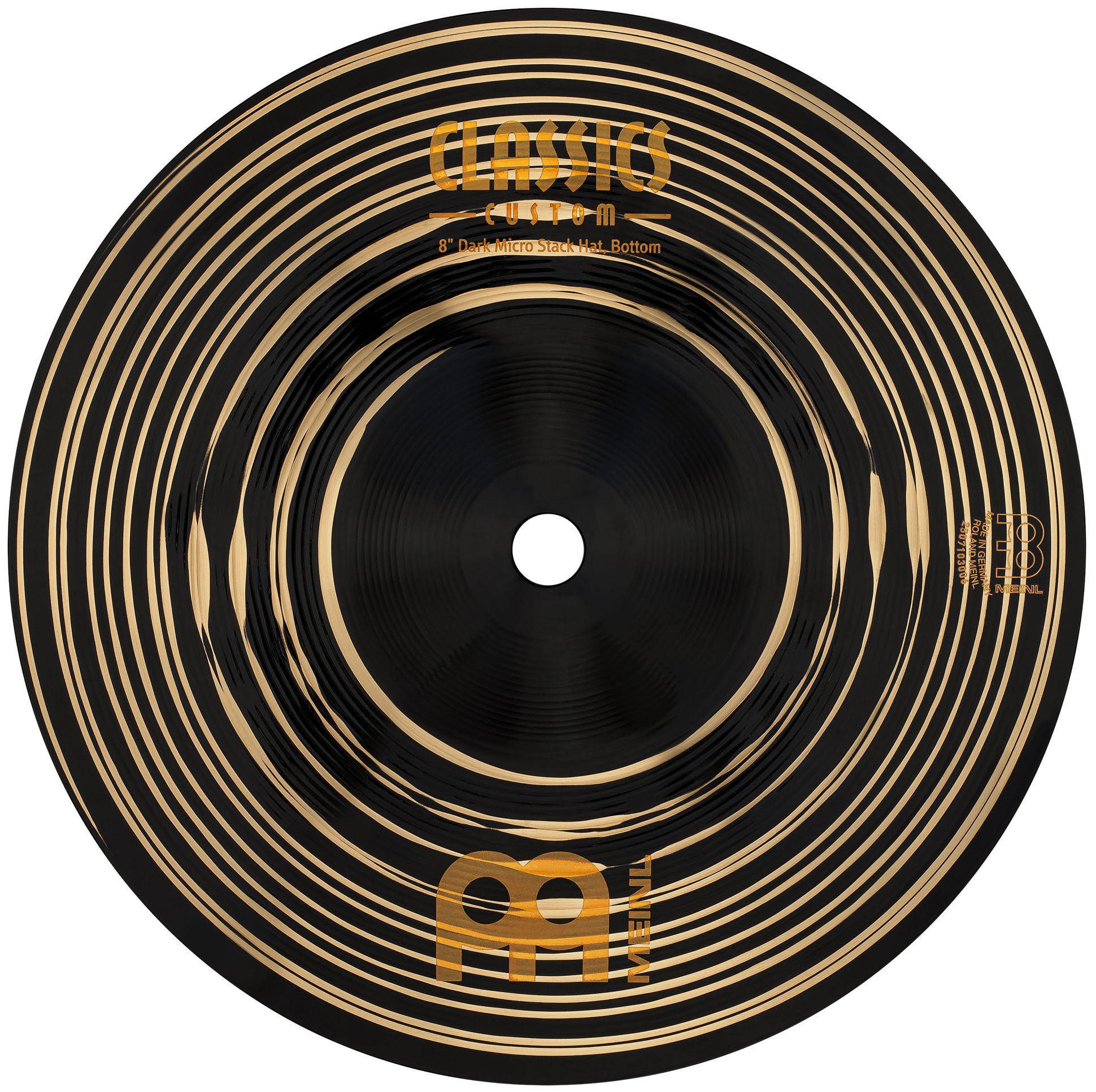 Galerijní obrázek č.2 Efektové činely MEINL Cymbals Classics Custom Dark Micro Stack Hats - 8”