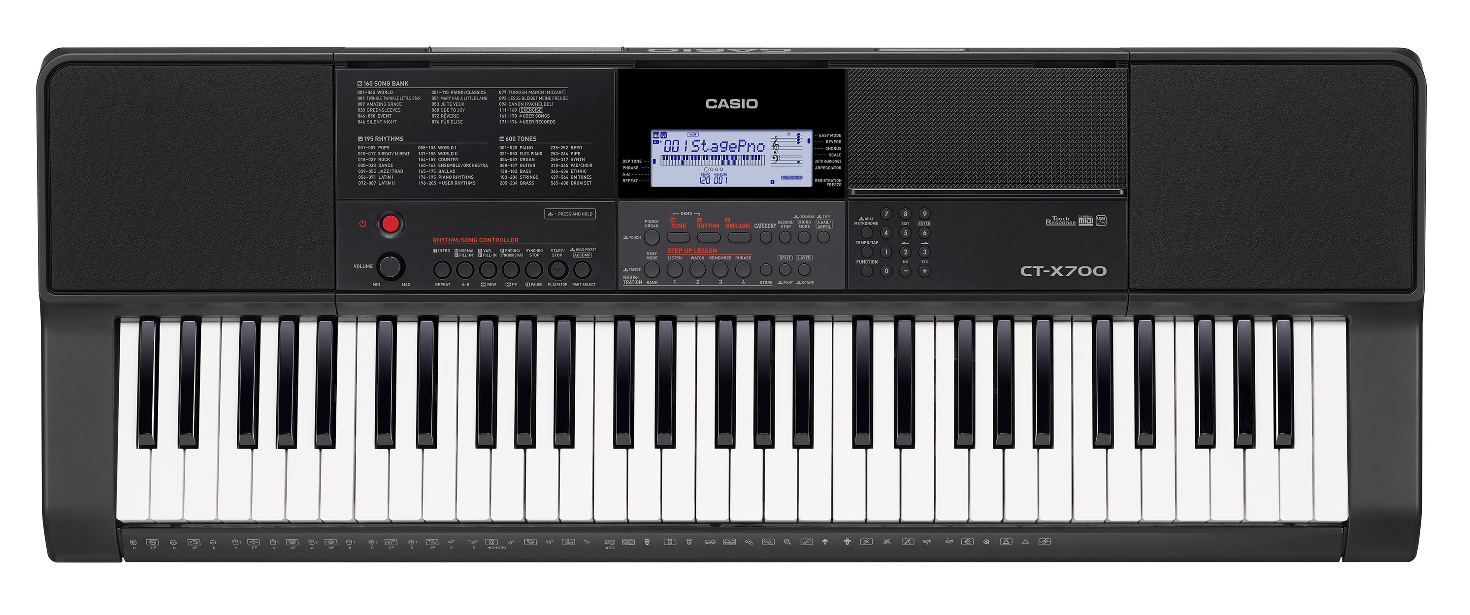 Hlavní obrázek Keyboardy s dynamikou CASIO CT-X700