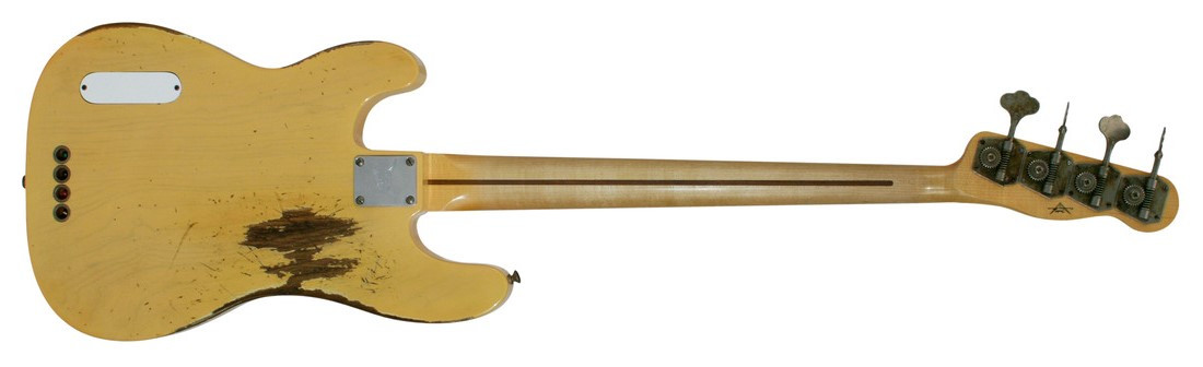 Galerijní obrázek č.1 PB modely FENDER CUSTOM SHOP Dusty Hill Signature Precision Bass, Maple Fingerboard - Nocaster Blonde