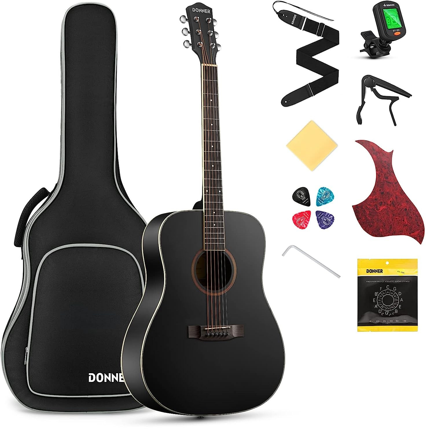 Hlavní obrázek Akustické sety DONNER DAG-1B - Black