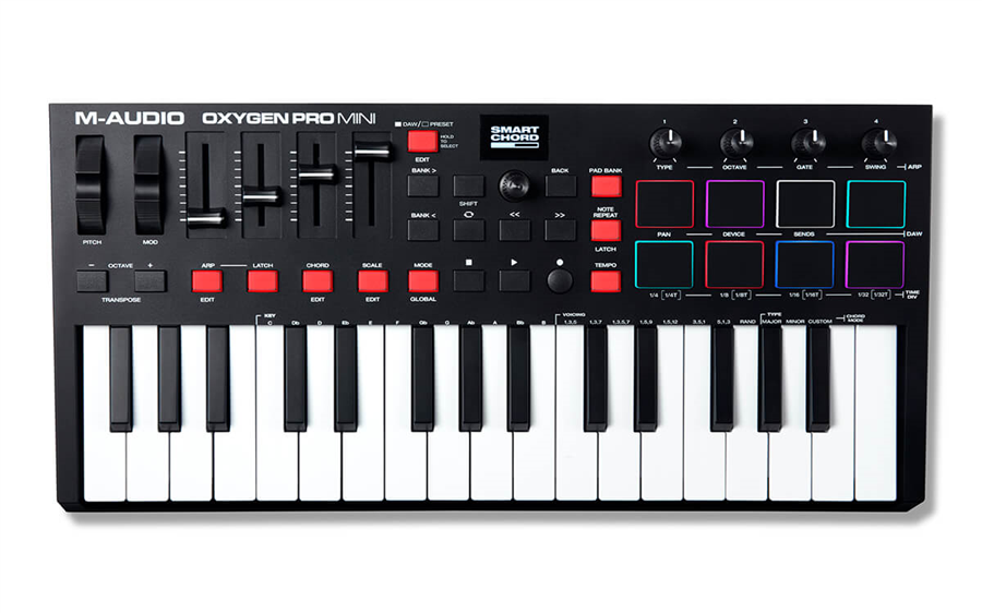 Hlavní obrázek MIDI keyboardy M-AUDIO Oxygen PRO Mini