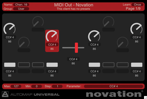 Galerijní obrázek č.3 MIDI kontrolery NOVATION Nocturn