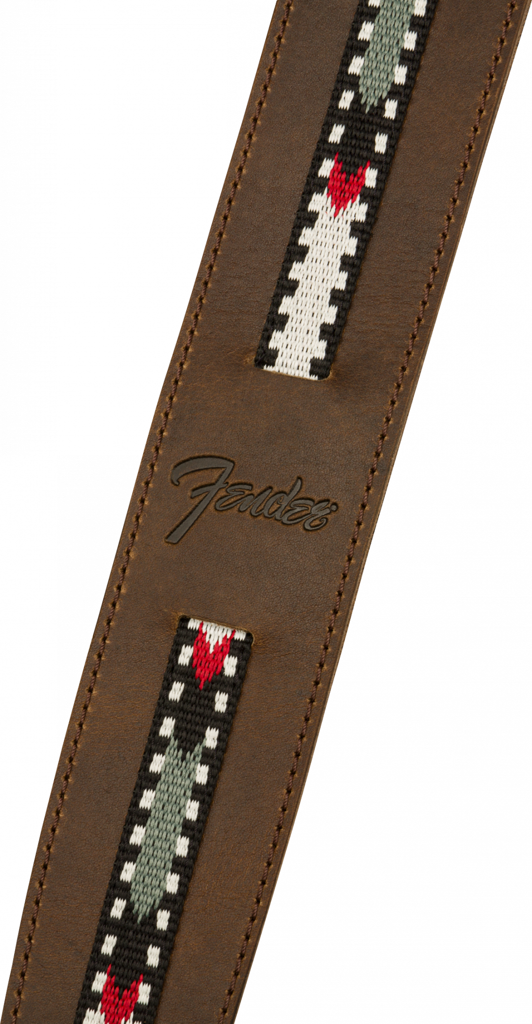 Galerijní obrázek č.1 Kožené/koženkové FENDER Paramount Acoustic Leather Strap, Brown