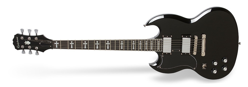 Hlavní obrázek Levoruké EPIPHONE Tony Iommi Signature SG Custom Left Handed Ebony