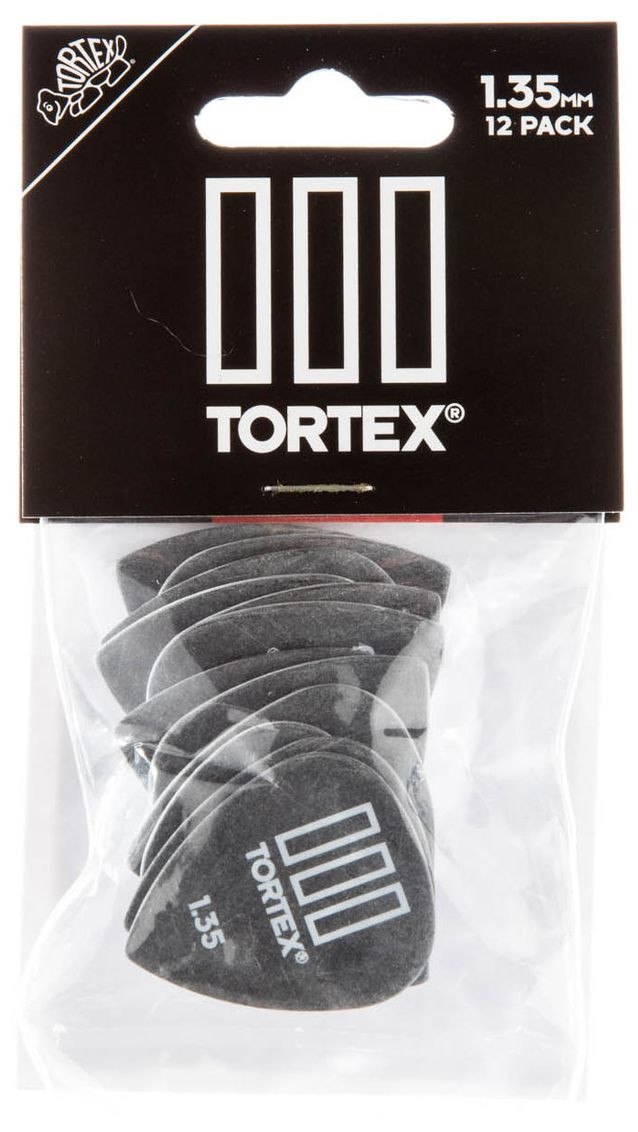 Galerijní obrázek č.1 Tvrdost do 2.0 DUNLOP Tortex TIII Pick 1,35mm - 12 ks