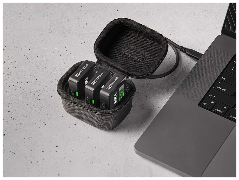 Galerijní obrázek č.4 Mikrofonní stojany a příslušenství RODE Wireless GO Gen 3 Charge Case plus