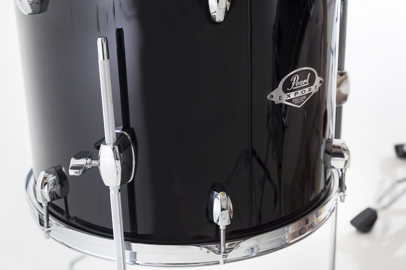Galerijní obrázek č.1 Jednotlivé bubny PEARL EXX1616F/C31 Export EXX 16”x16” - Jet Black