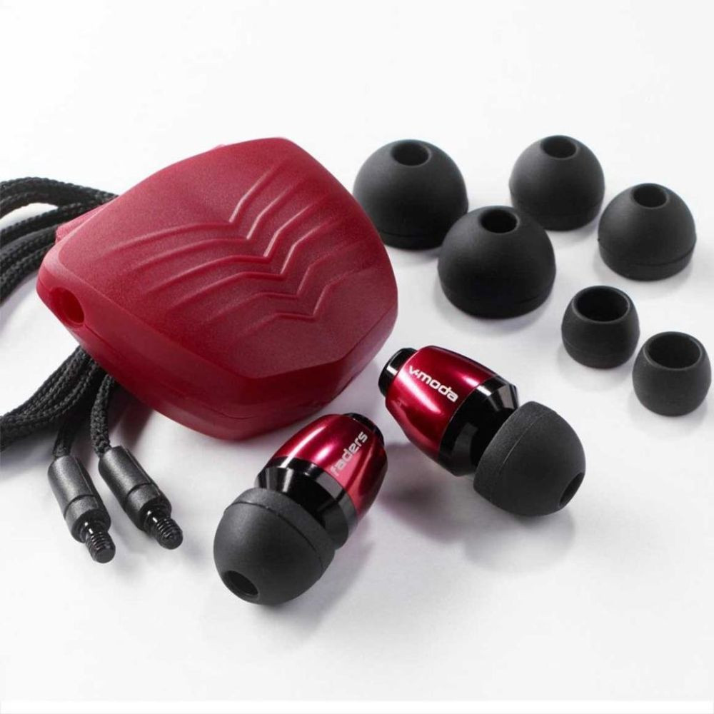 Galerijní obrázek č.1 Ochrana sluchu V-MODA Faders VIP Tuned Earplugs (Rouge Red)