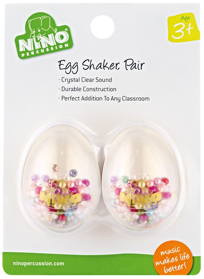 Hlavní obrázek Perkuse pro děti NINO PERCUSSION NINO540T-2 Egg Shaker - Transparent