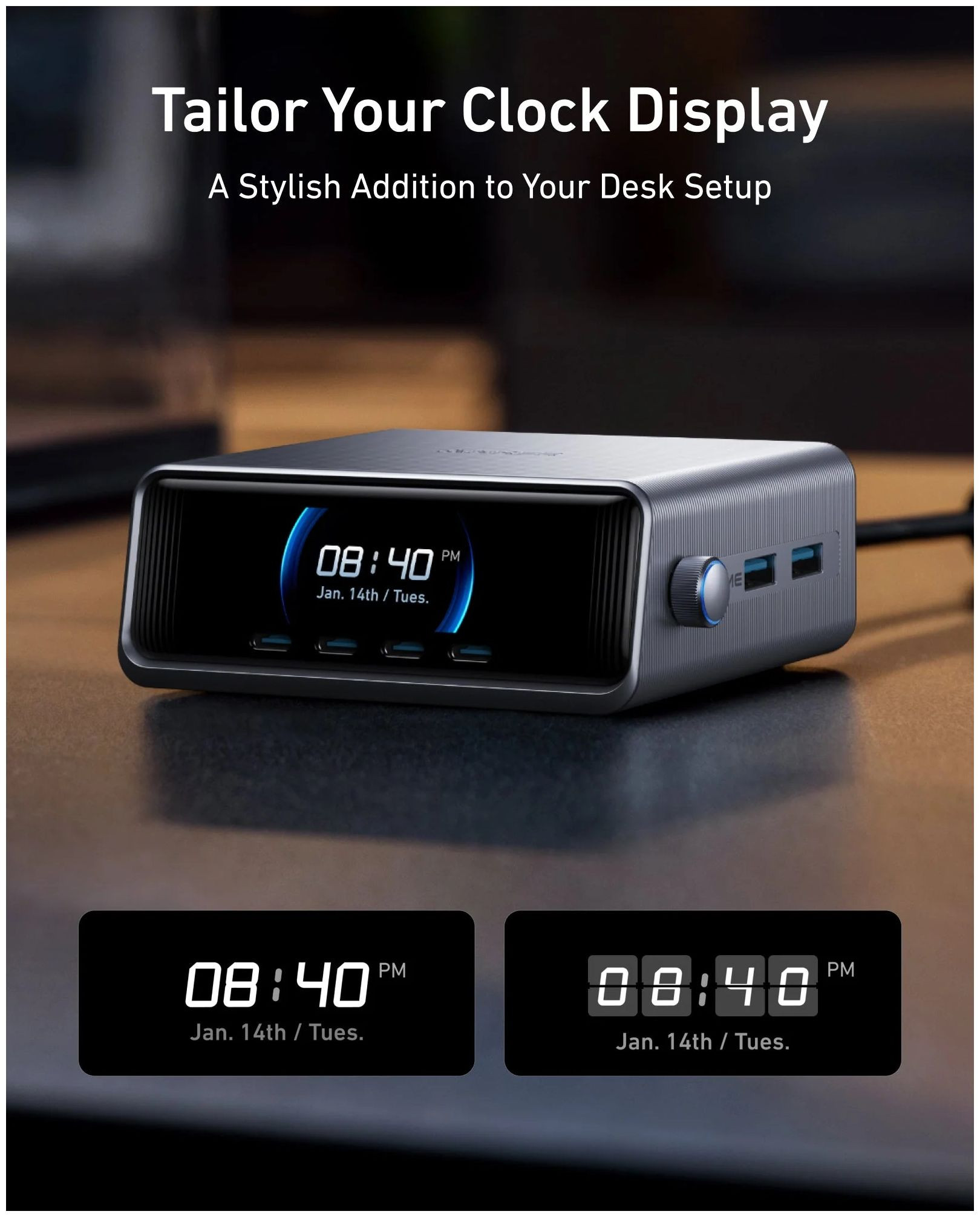 Galerijní obrázek č.5 Powerbanky a nabíječky ANKER Prime Charger 250W, 6 Ports, GaNPrime