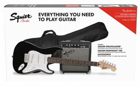 Hlavní obrázek Elektrické sety FENDER SQUIER Affinity Strat + Frontman 10G PACK Black