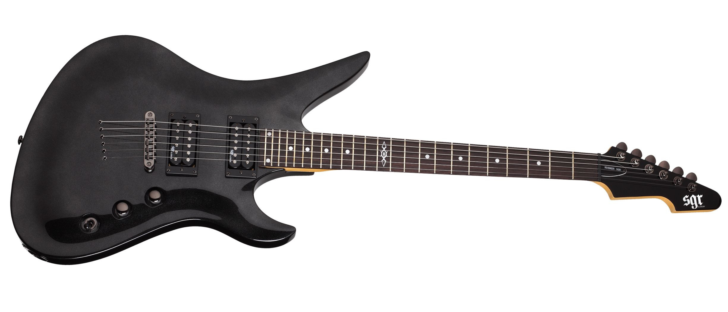 Hlavní obrázek Elektrické kytary SCHECTER Avenger SGR Metallic Black A-Stock