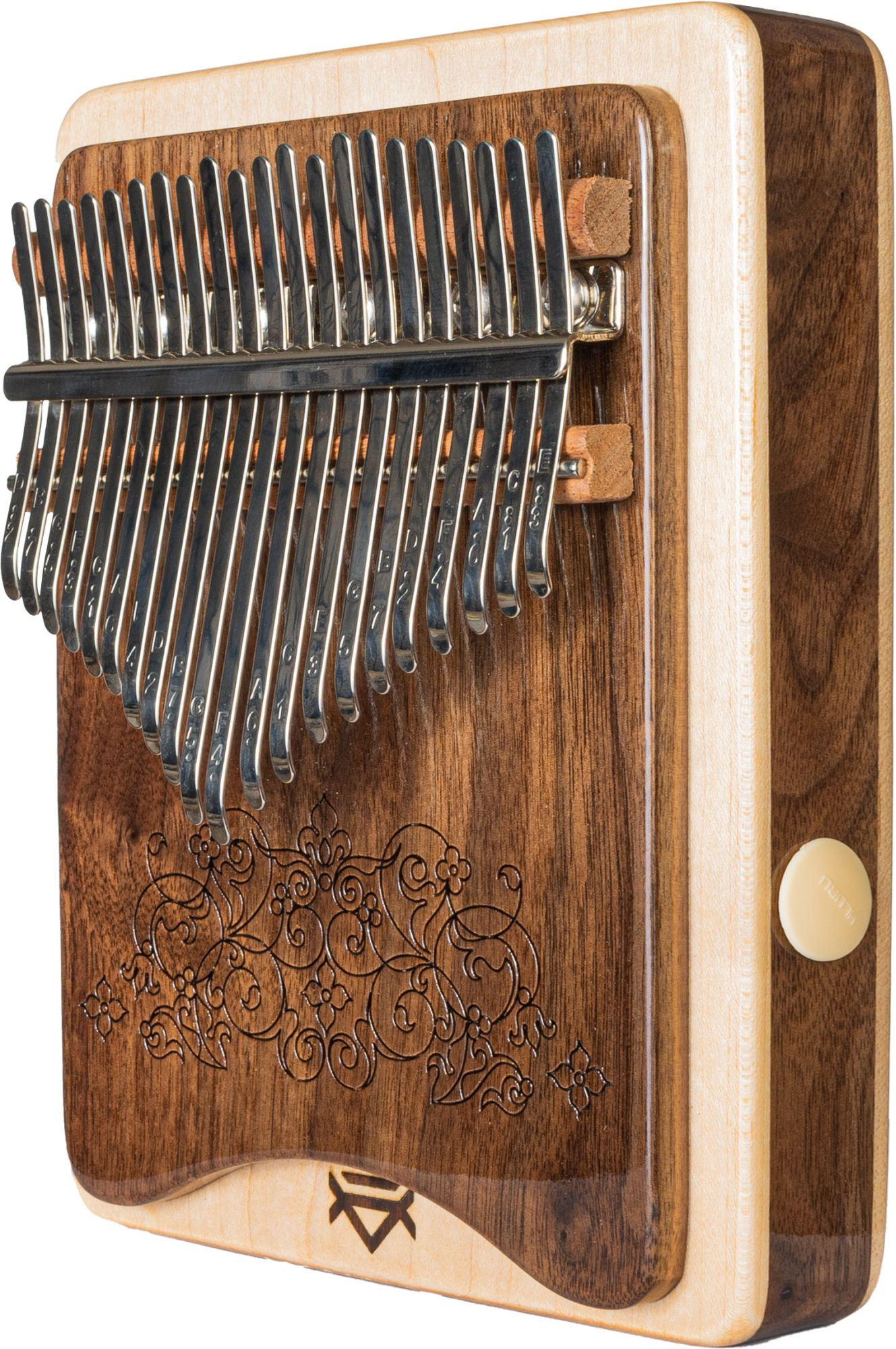 Galerijní obrázek č.1 Kalimby WOODMAN PHK21P Professional 21 key  Two Layers Kalimba  with Pickup
