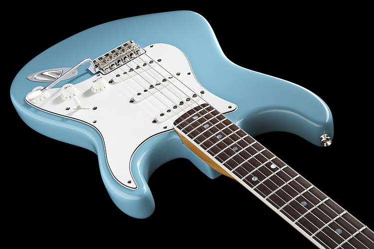 Galerijní obrázek č.3 ST - modely FENDER Eric Johnson Stratocaster®, Rosewood Fretboard, Tropical Turquoise