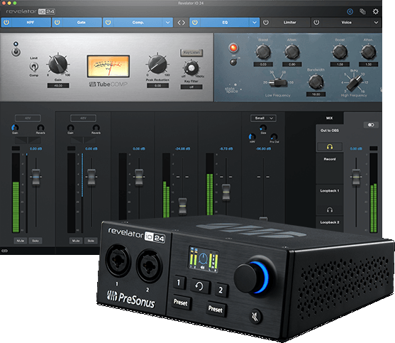 Galerijní obrázek č.4 USB zvukové karty PRESONUS Revelator io24