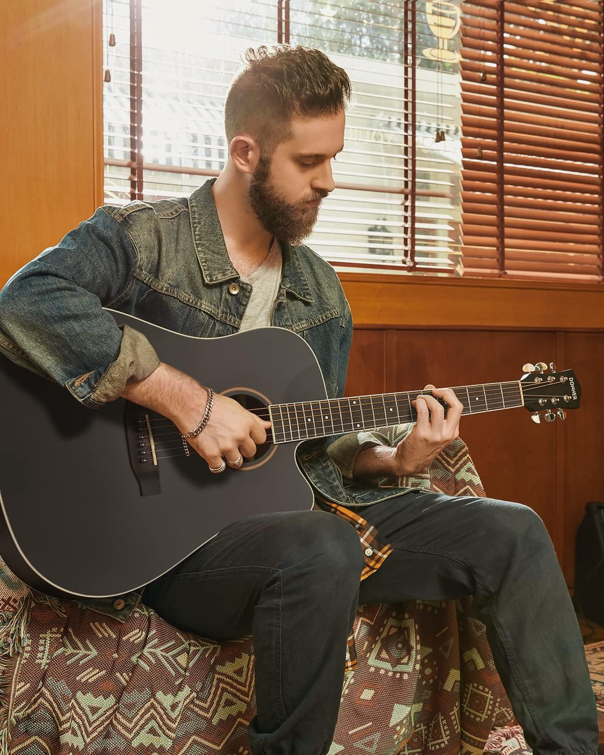 Galerijní obrázek č.3 Akustické sety DONNER DAG-1CB - Black