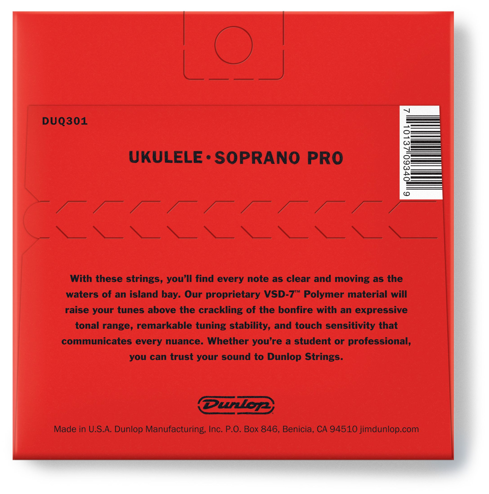 Galerijní obrázek č.1 Sopránové DUNLOP DUQ301