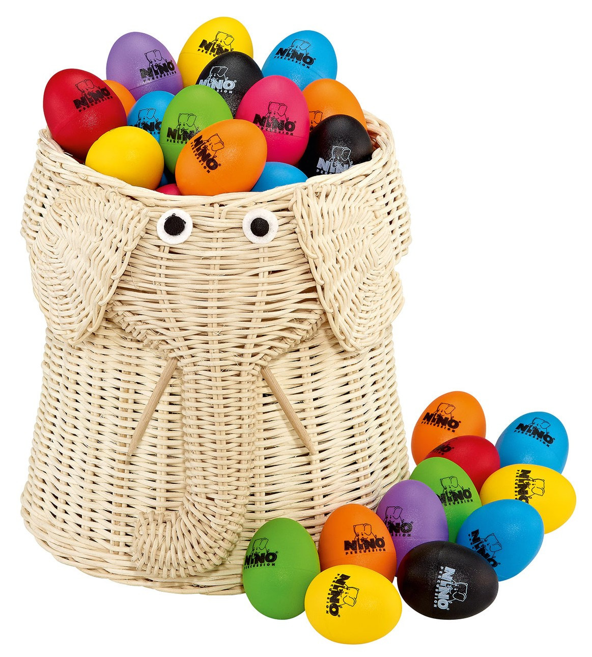 Hlavní obrázek Shakery NINO PERCUSSION VE80-NI540-2 Egg Shaker Assortment 80 pcs