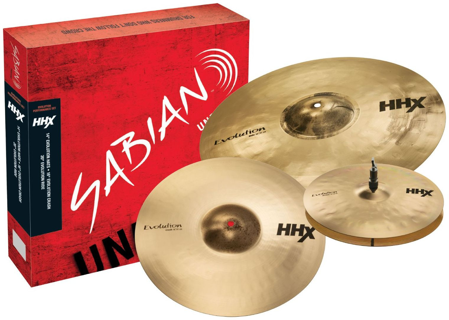 Hlavní obrázek Činelové sady SABIAN HHX Evolution Performance Set