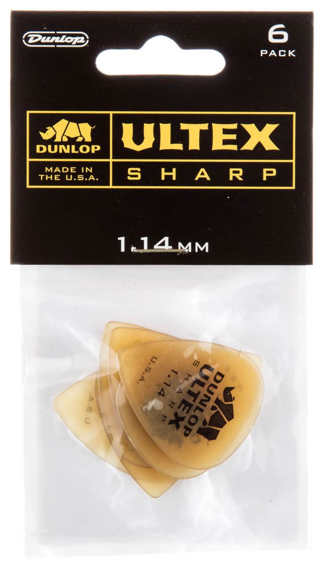 Galerijní obrázek č.2 Tvrdost do 2.0 DUNLOP Ultex Sharp Pick 1.14mm