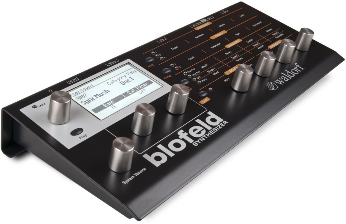 Galerijní obrázek č.1 Syntezátory, varhany, virtuální nástroje WALDORF Blofeld Black, MINI Synth modul