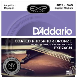 Hlavní obrázek Pro mandolíny D'ADDARIO EXP74CM