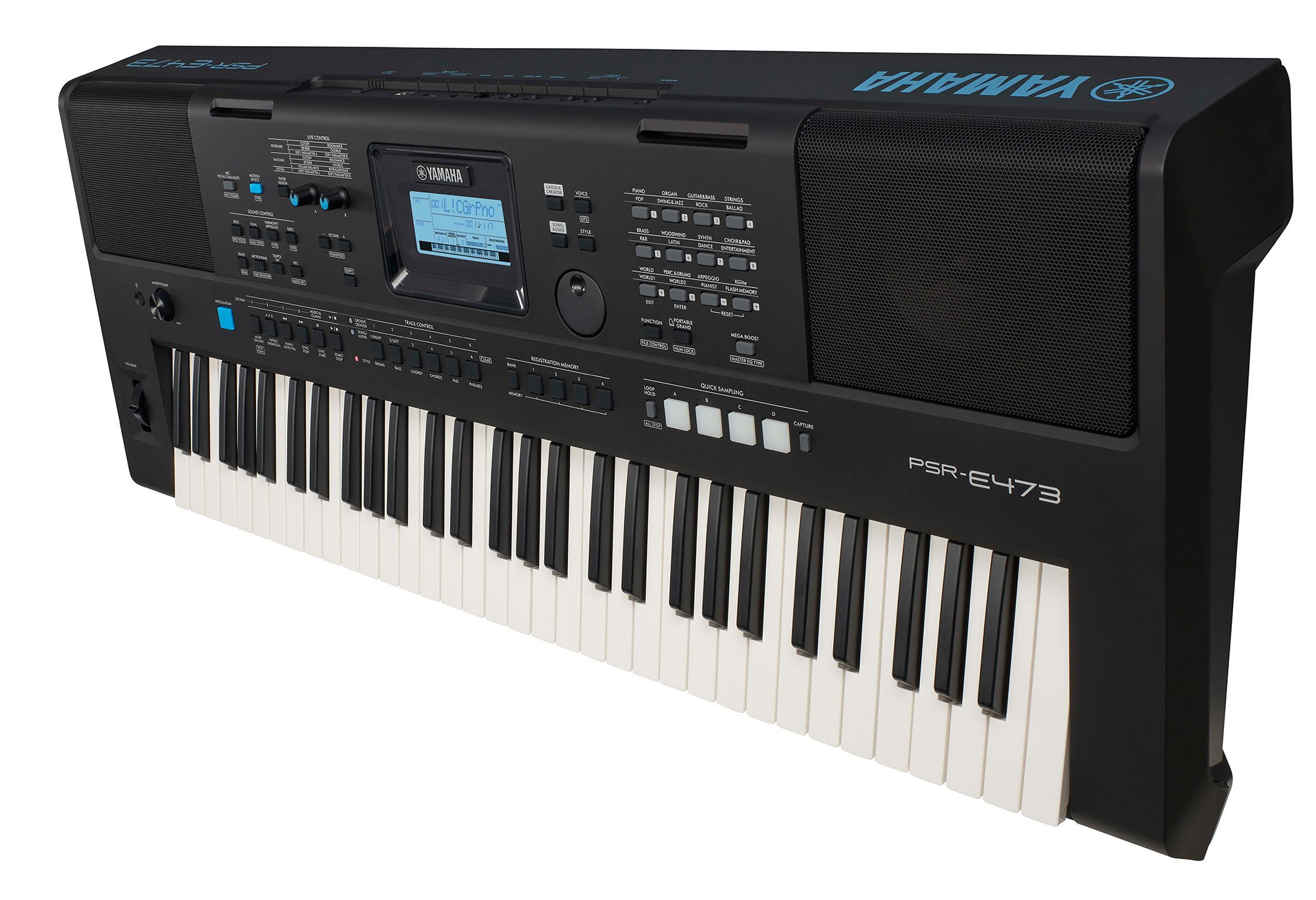 Galerijní obrázek č.4 Keyboardy s dynamikou YAMAHA PSR-E473