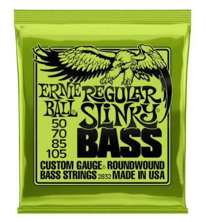 Hlavní obrázek Tvrdost .050+ ERNIE BALL P02832 Regular Slinky Bass 50-105