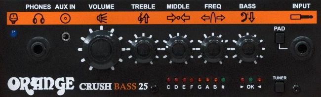 Galerijní obrázek č.1 Tranzistorová komba ORANGE Crush Bass 25