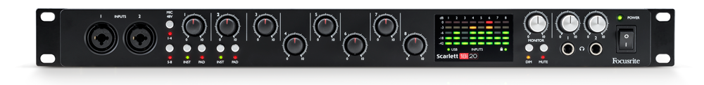 Galerijní obrázek č.1 USB zvukové karty FOCUSRITE Scarlett 18i20 2nd Gen