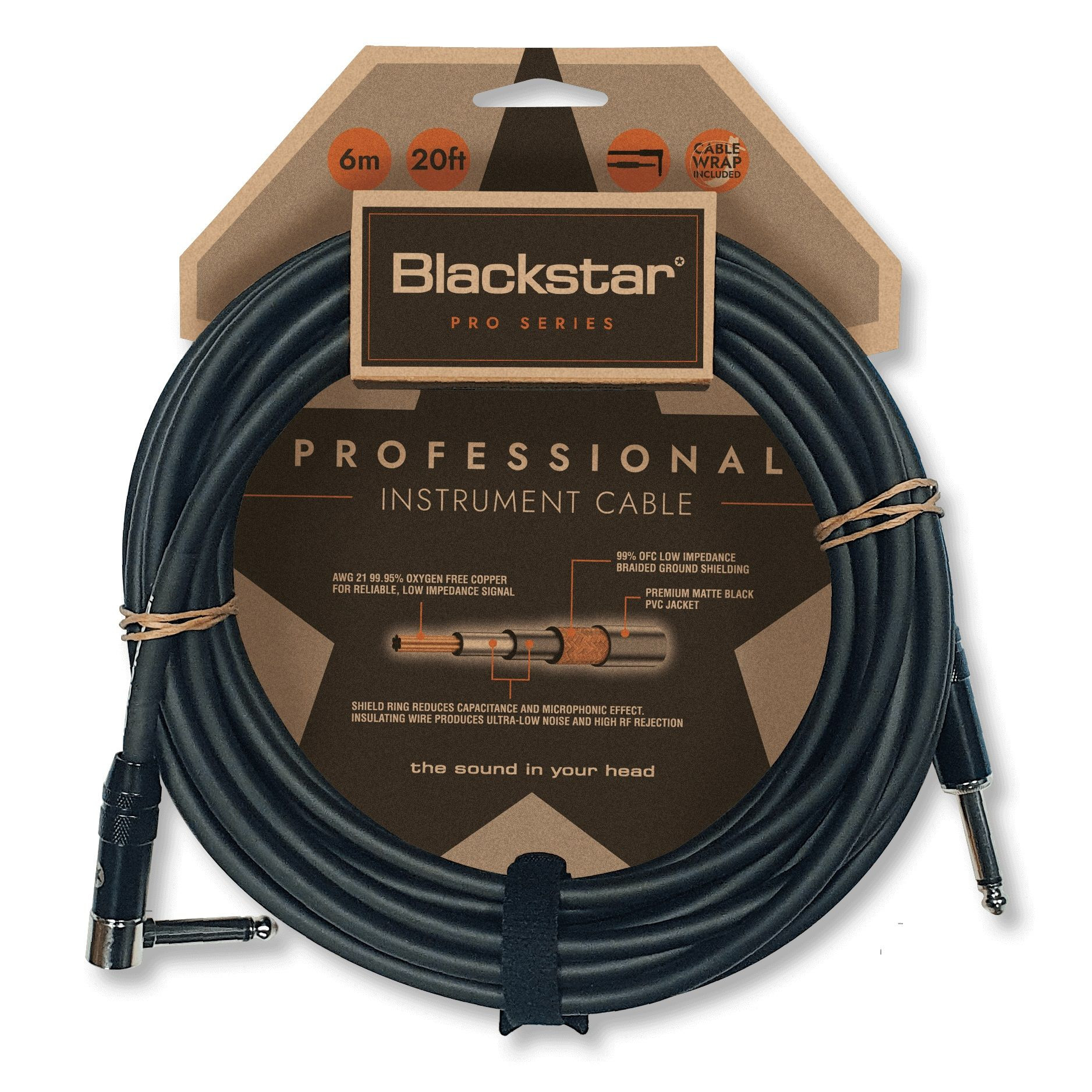 Hlavní obrázek 1-4m BLACKSTAR Professional Cable 3m STR/ANG