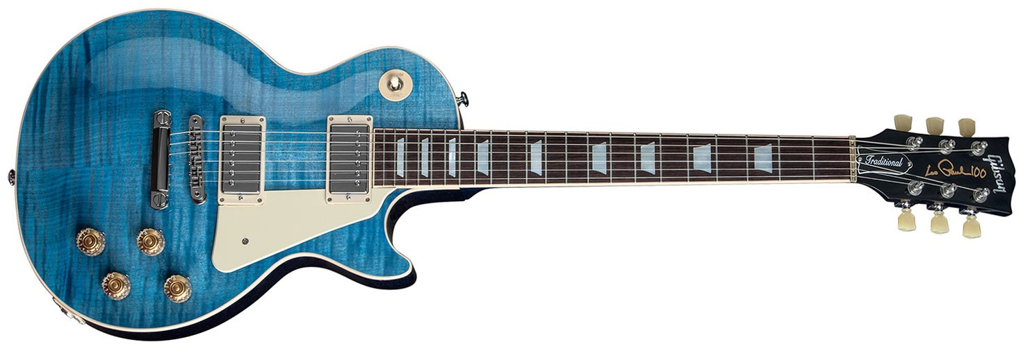 Hlavní obrázek Les Paul GIBSON Les Paul Traditional 2015, Rosewood Fingerboard - Ocean Blue