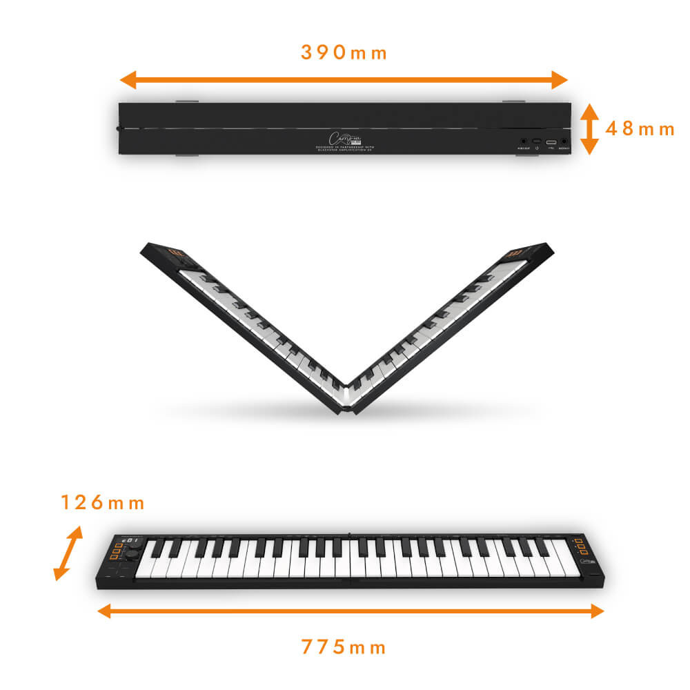 Galerijní obrázek č.1 MIDI keyboardy CARRY-ON Folding Controller 49 - Black