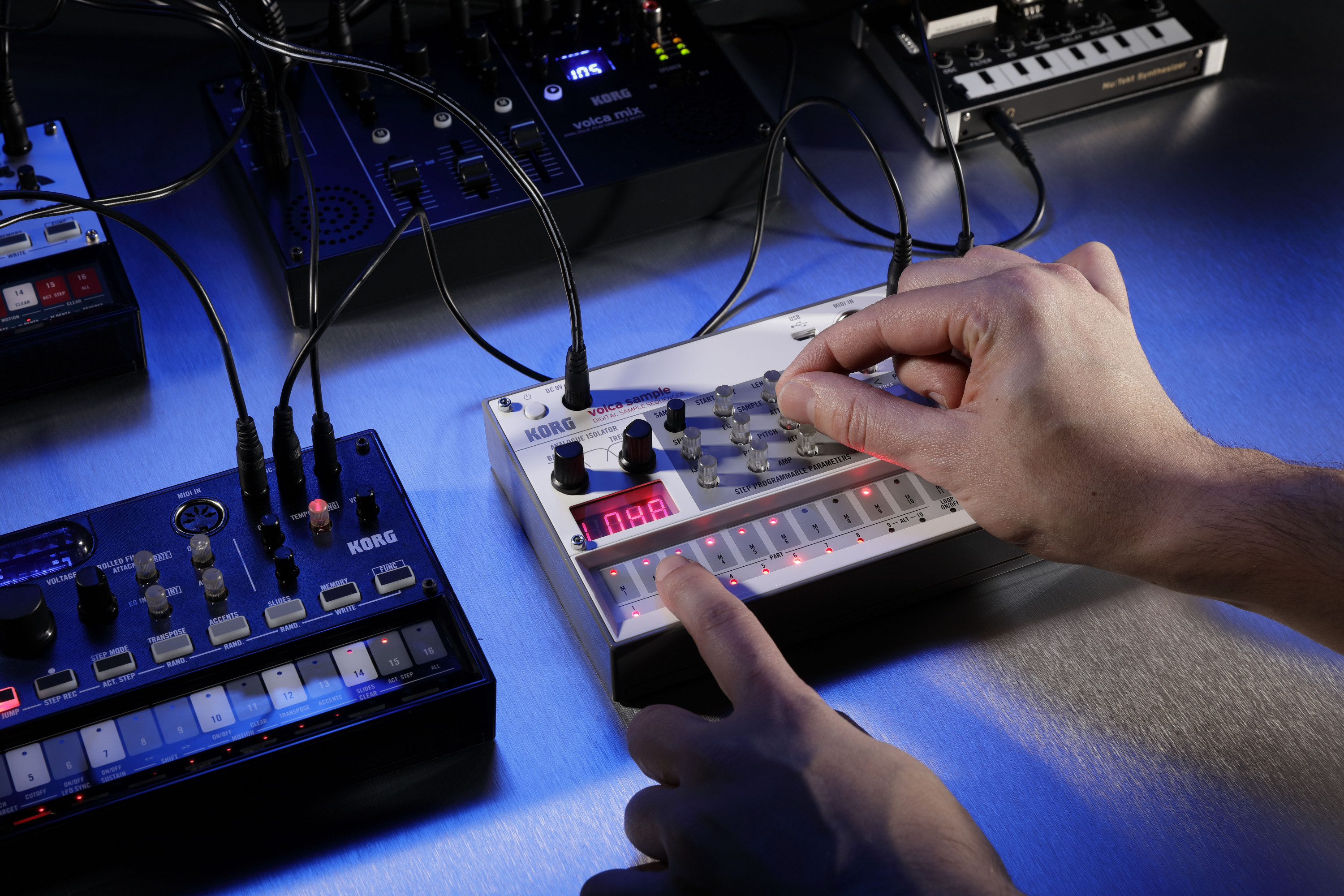 Galerijní obrázek č.9 Samplery, sekvencery, moduly KORG Volca Sample 2